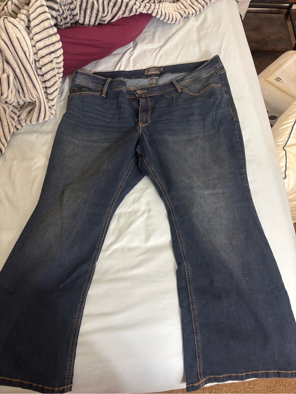 torrid Dark Blue Bootcut Jeans